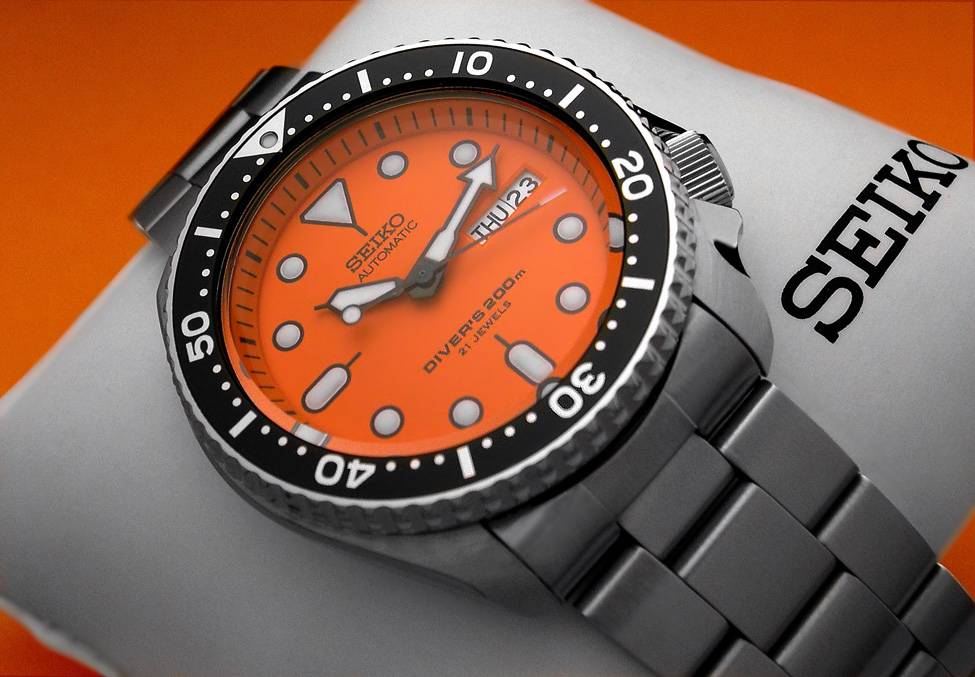 seiko skx orange