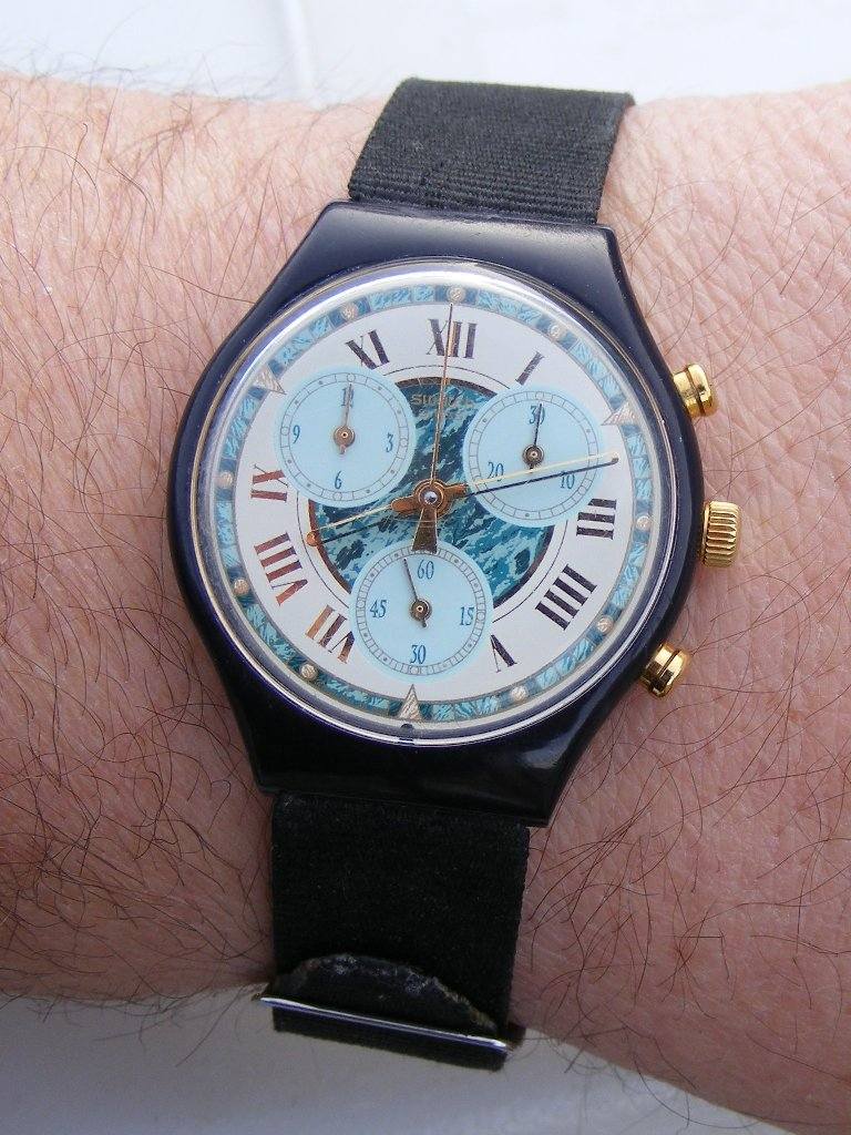 Swatch "Blue Marble" chrono
