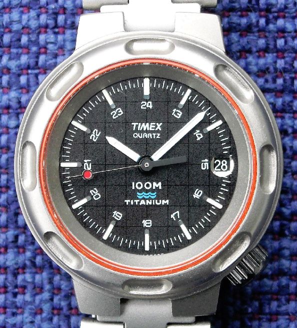 titanium timex watch